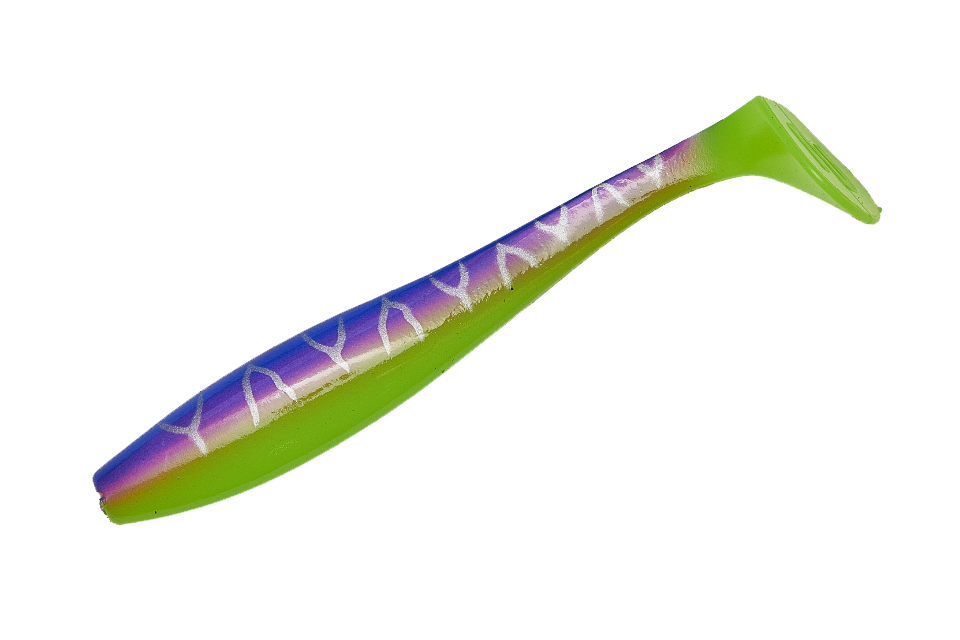 Силиконовая приманка Narval Choppy Tail 10cm #050-Acid Plum (5шт/уп) 