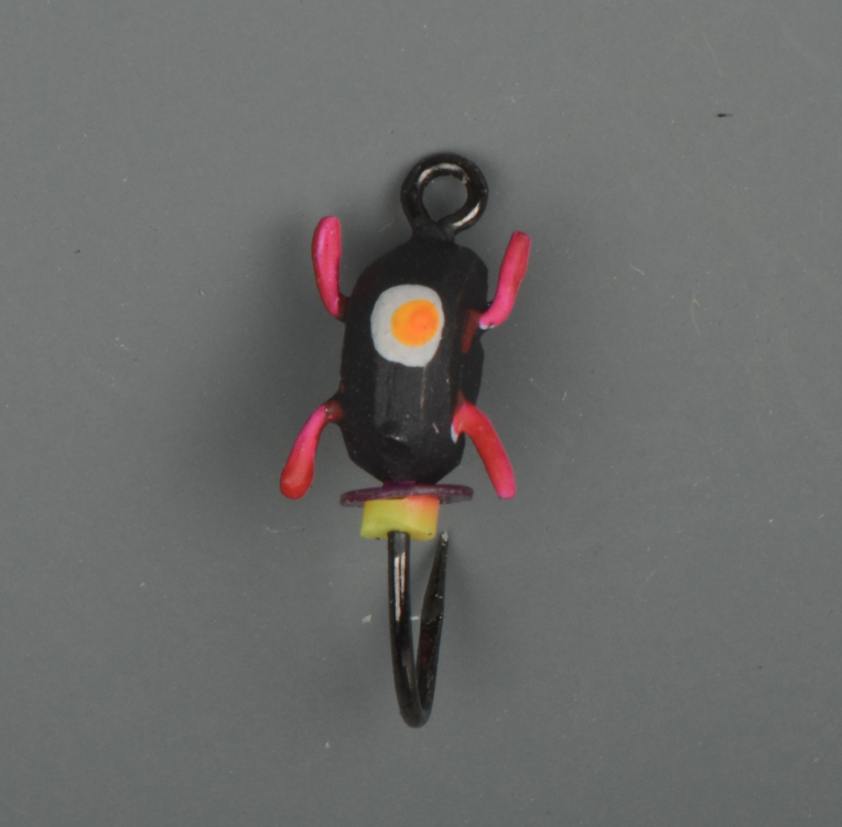 Мормышка Wormix точеная вольфрамовая Жук d=3 с лапками 0,6гр арт. 603