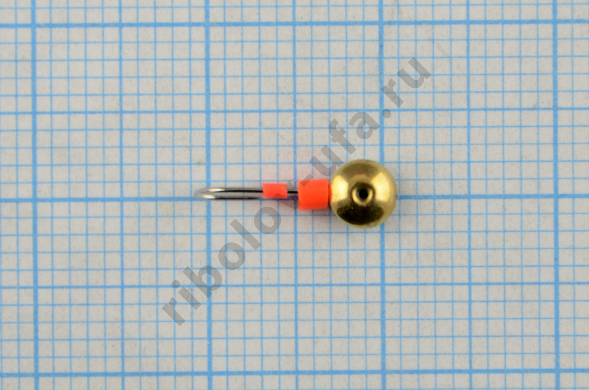 Мормышка Пирс Мастер свинцовая паяная Дробинка 4мм 0,2гр цв. латунь