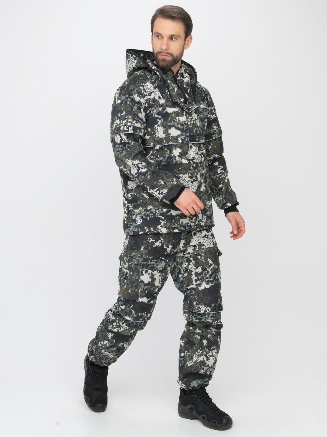 Костюм деми Huntsman Антигнус-Люкс с лов. и пыль цв.КМФ №181, тк.Смес Микро РипрСтоп 48-50 (170-176)