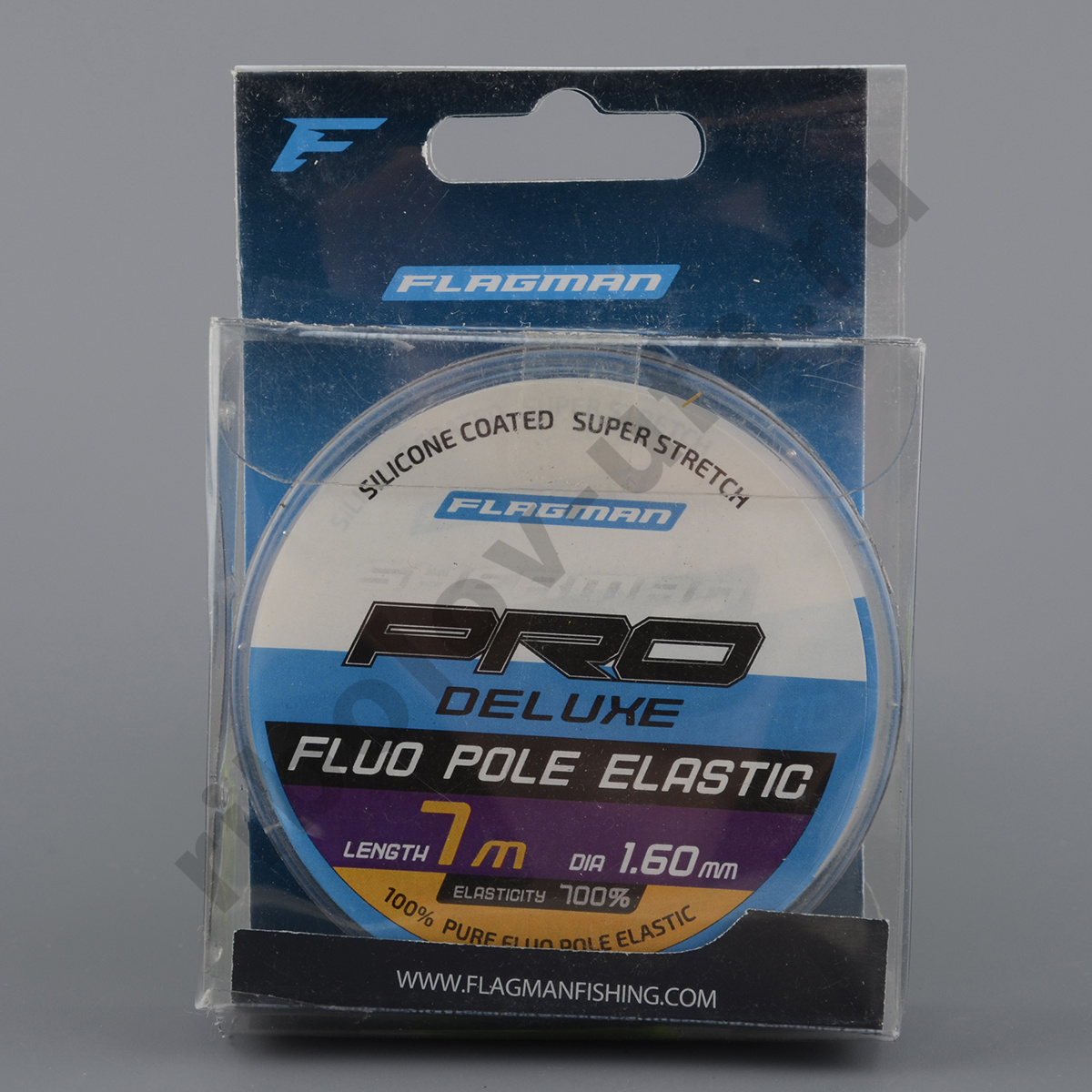 Амортизатор для штекера Flagman Deluxe Fluo Pole Elastic 7м, d-1.6мм blue