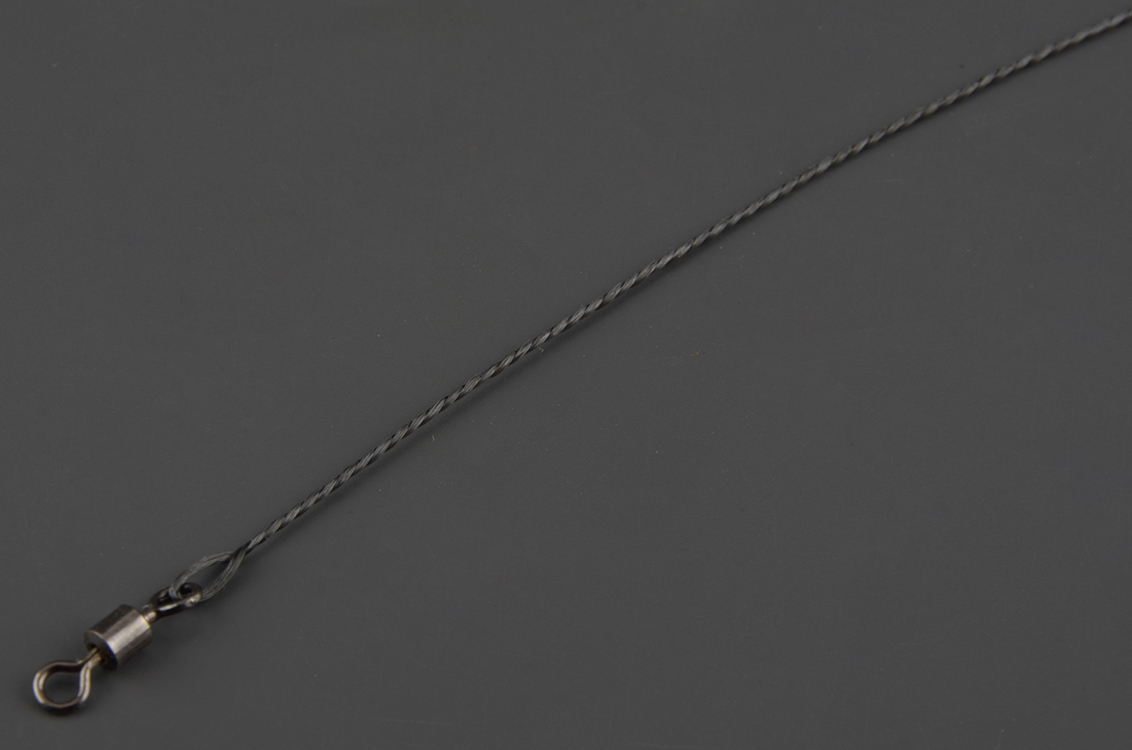 Поводки вольфрамовые Пирс оснащен. (30 см/ 40 кг) (20шт/уп)