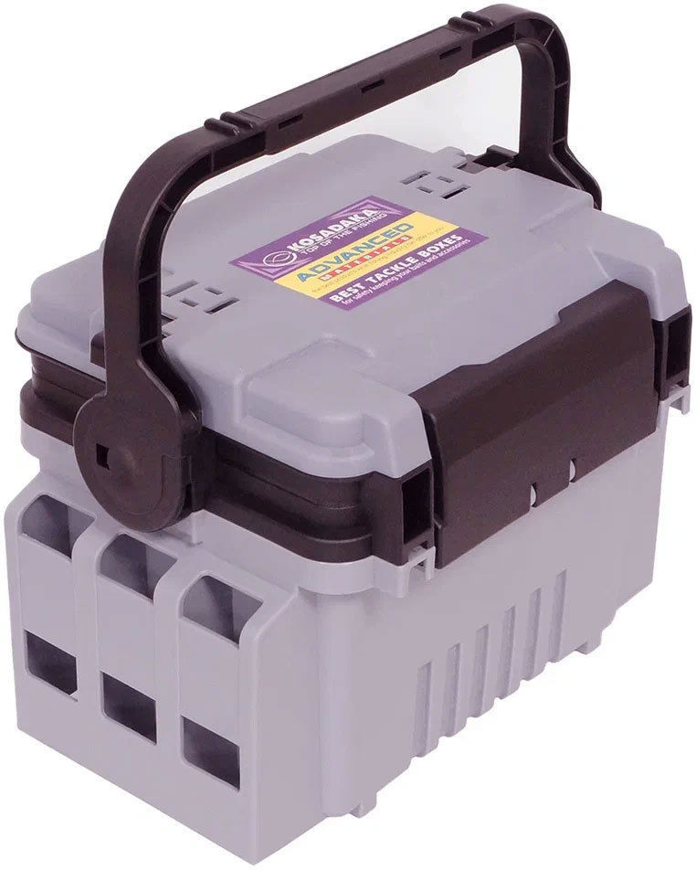 Ящик Kosadaka 31,3*23,3*23,1см для форелевой рыбалки, серый 