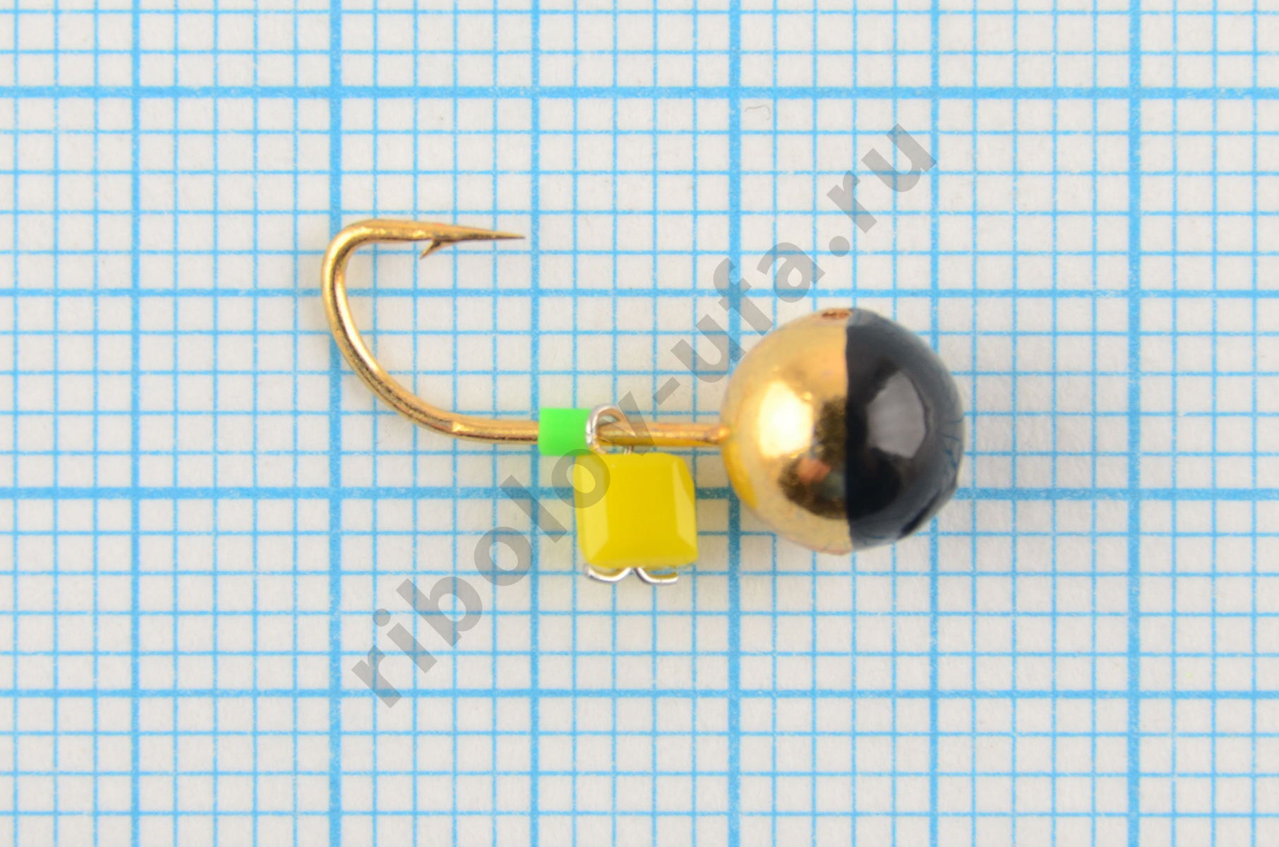 Мормышка литая Marlins Шар 6мм (1,22гр) серьга Сырный кубик 7000-443