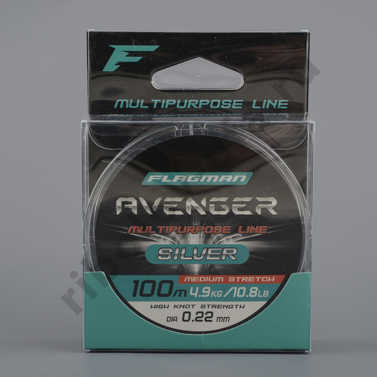 Леска Flagman Avenger Silver Line 100м, 0.22мм, 4.9кг