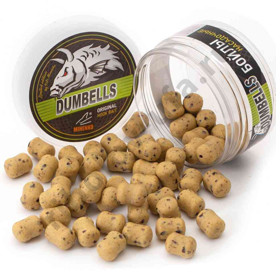 Бойлы Minenko Dumbells 14х20мм Tiger Nut (насадочные)
