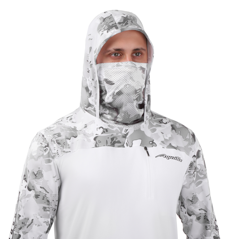 Джерси  Aquatic Дж-08 с капюшоном и баффом р.XXL логотип White Camo