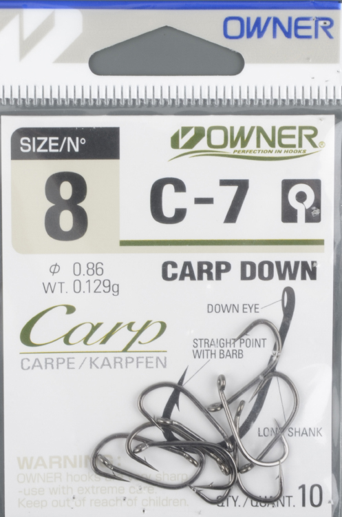 Одинарные крючки Owner 53267 С-7-08