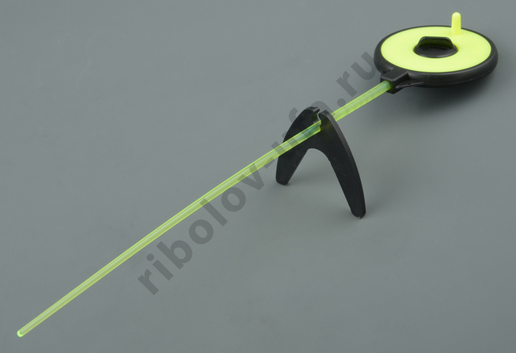 Удочка зимняя Три кита спортивная Балалайка (хлыст поликарб.) УС-4 цв.желтая