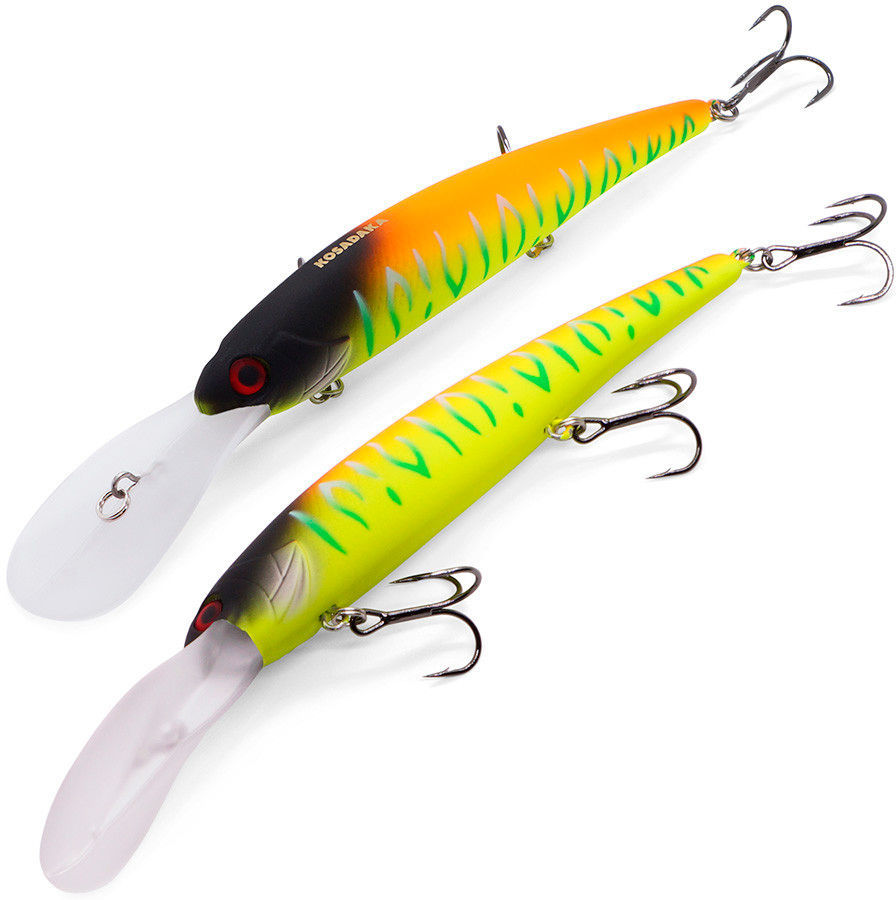 Воблер Kosadaka Bandit Deep XL 120F, плав., 120мм, 21г, 5-8м, цв.OGY