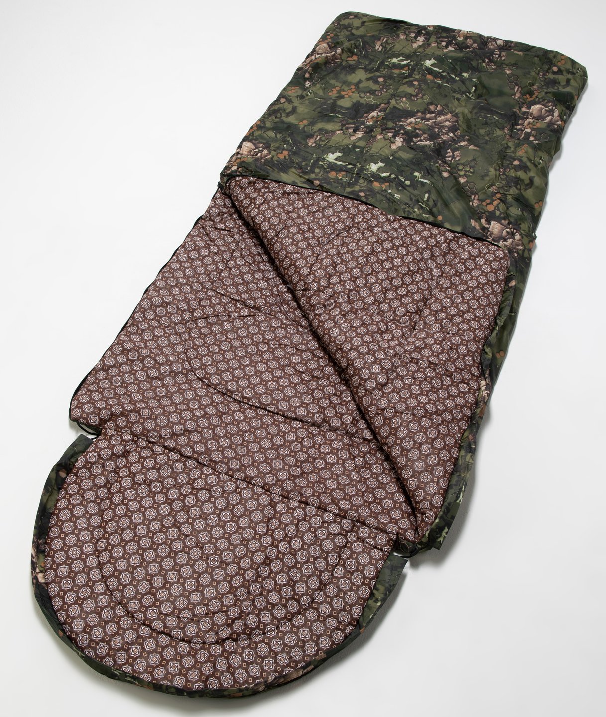 Спальник Huntsman Аляска  -10 С, 250*90см цв.Лес тк.Оксфорд