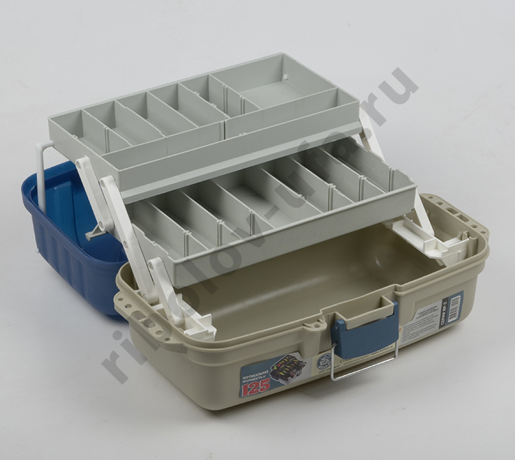 Ящик рыболовный Три Кита ЯР-2 (370*190*180) 2 лотка 