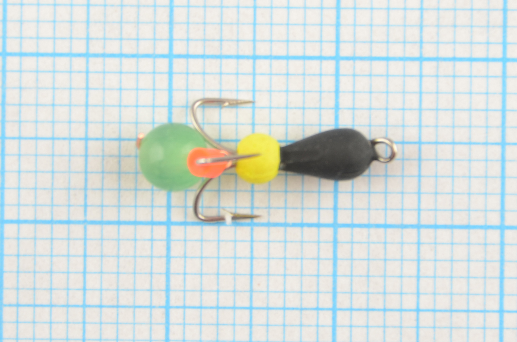 Мормышка Мир Вольфрама Черт с кошачьим глазом подвесной д. 3 мм