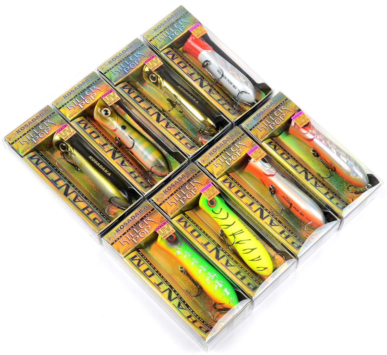 Поппер Kosadaka Killer Pop  поверхн. 80 мм, 14 гр., цв. PNT