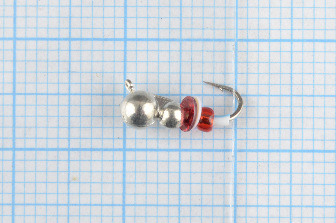 Мормышка вольфрам Bravo Fishing Муравей с ушком 3.5 мм 0.53гр Sil