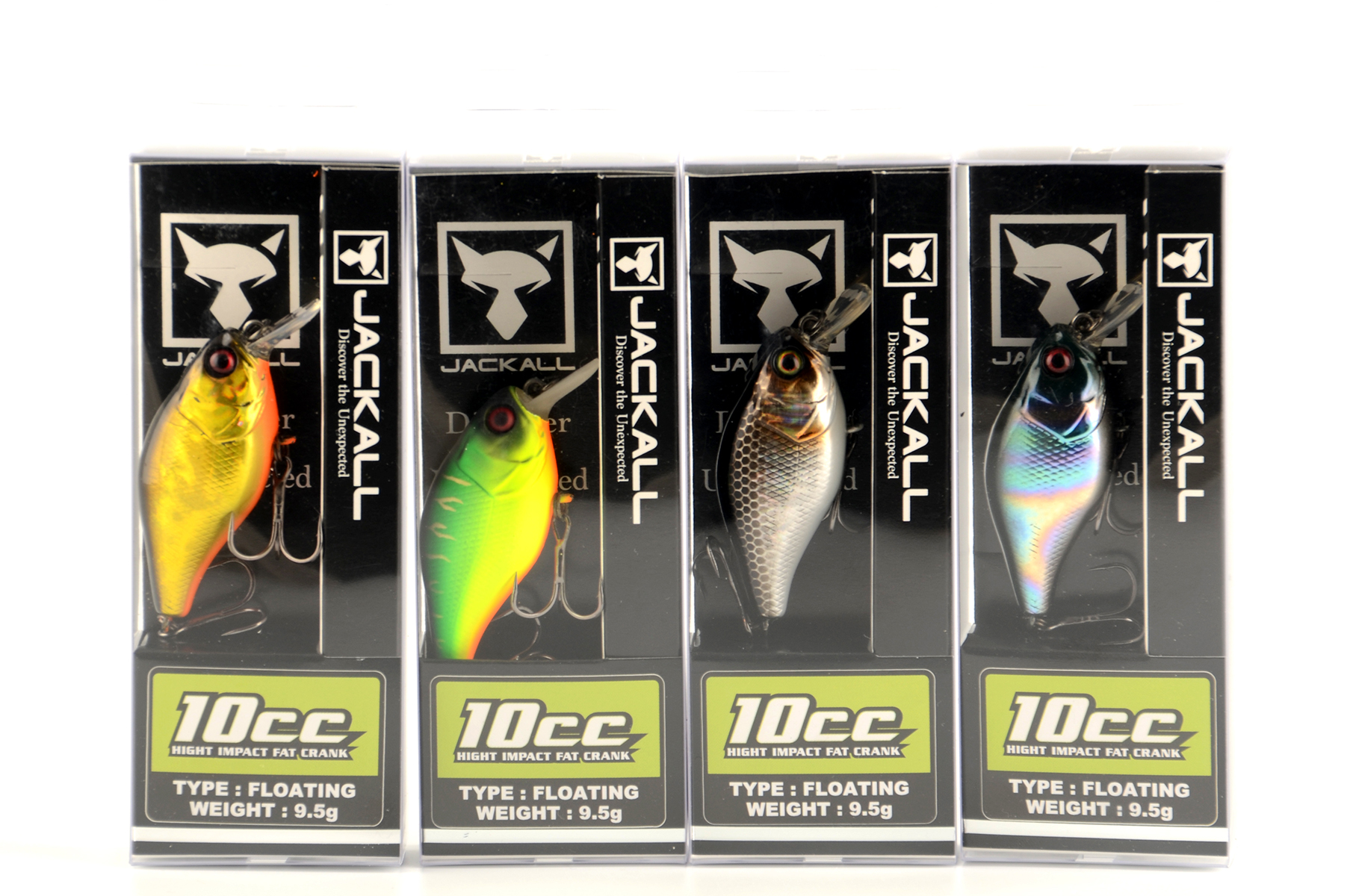 Воблер Jackall 10cc дл. 5 см, гл. 0.5-1.0 м, 9.5 гр., floating, цв. hl gold&black