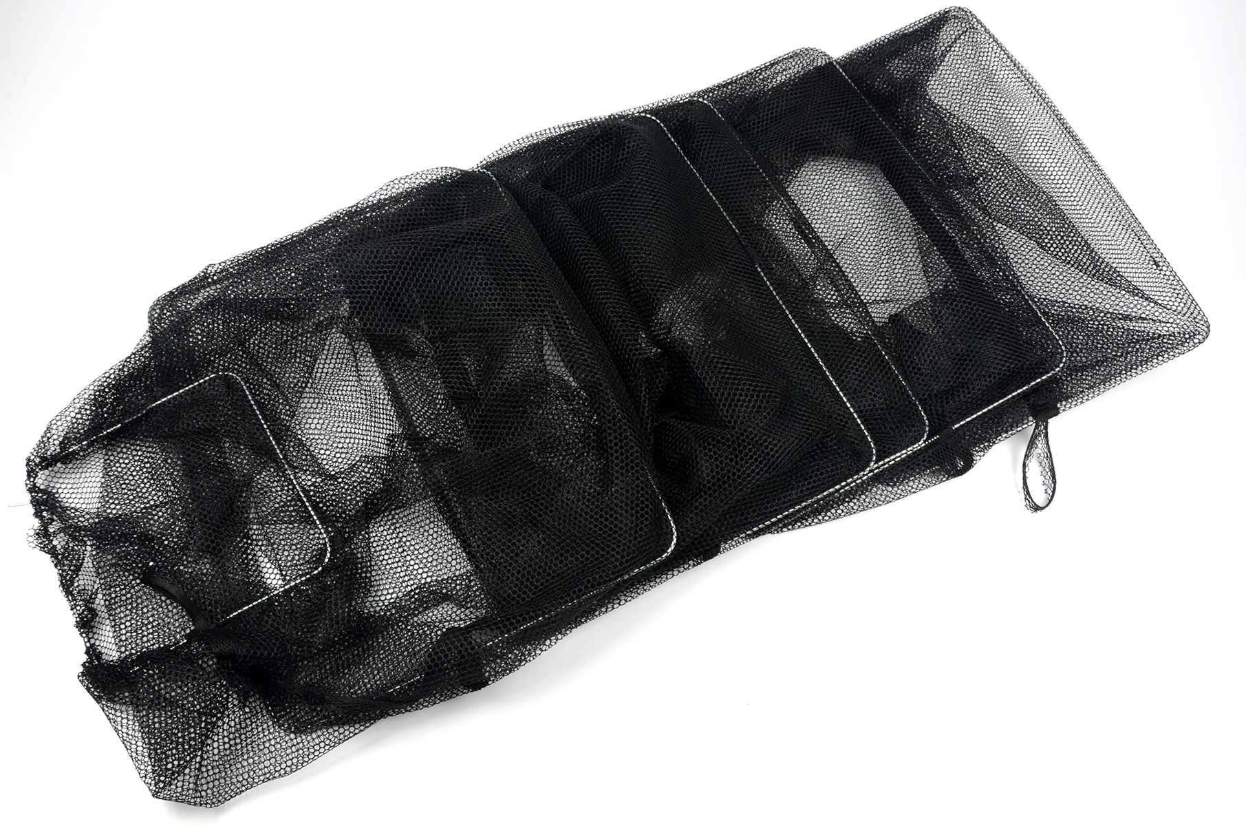 Садок Перцев береговой,  длина 2,9м. 7 колец, d колец основных 45х36см, горловина 21х21см, яч. 3мм