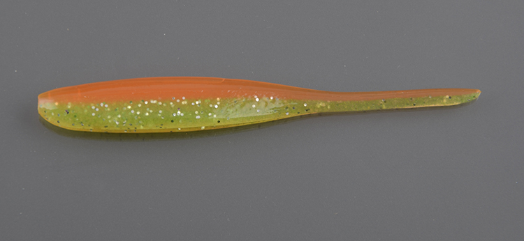 Силиконовая приманка Keitech Shad Impact 3 inch 7,5см 2,3гр (10шт/уп) PAL# 05 Sun Shine Lime