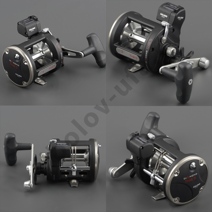 Катушка мульт. Salmo Diamond Troll 5 со счетчиком