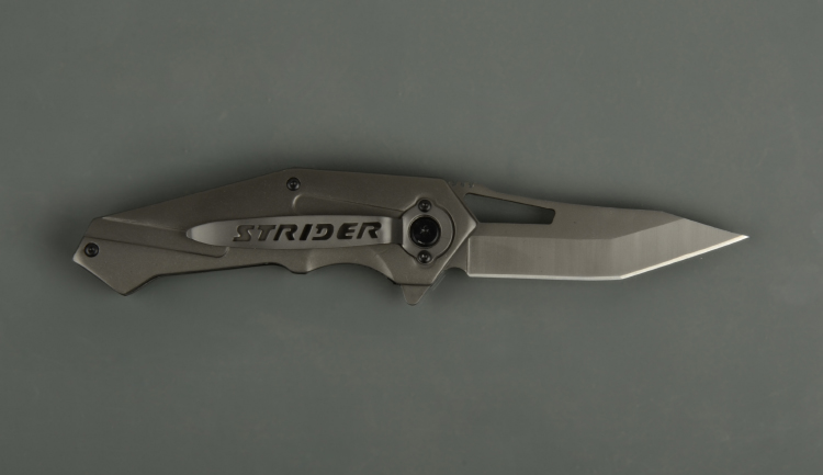 Нож складной Kosadaka N-F21 20.7/12.0 см, 142гр., титан.покрытие