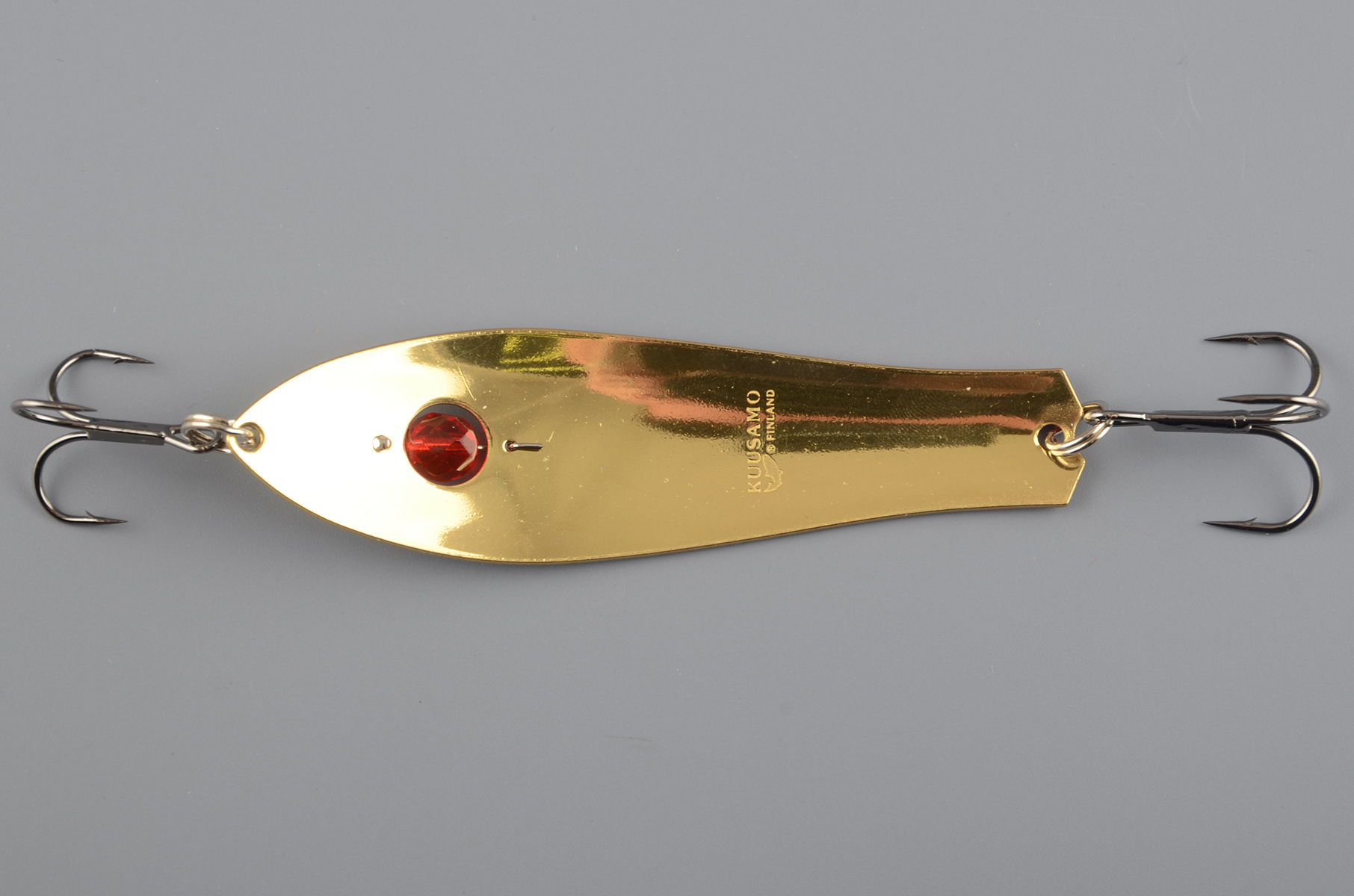 Блесна колеб. Kuusamo Professor 2, 90/18 (бусинка) BLU/GR-B, UV