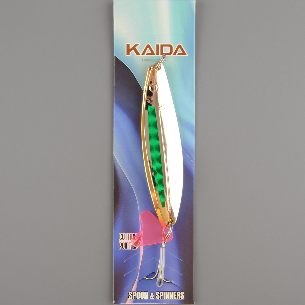 Блесна Kaida колеблющаяся 25006 20гр. цв.04-4 двойная шумовая