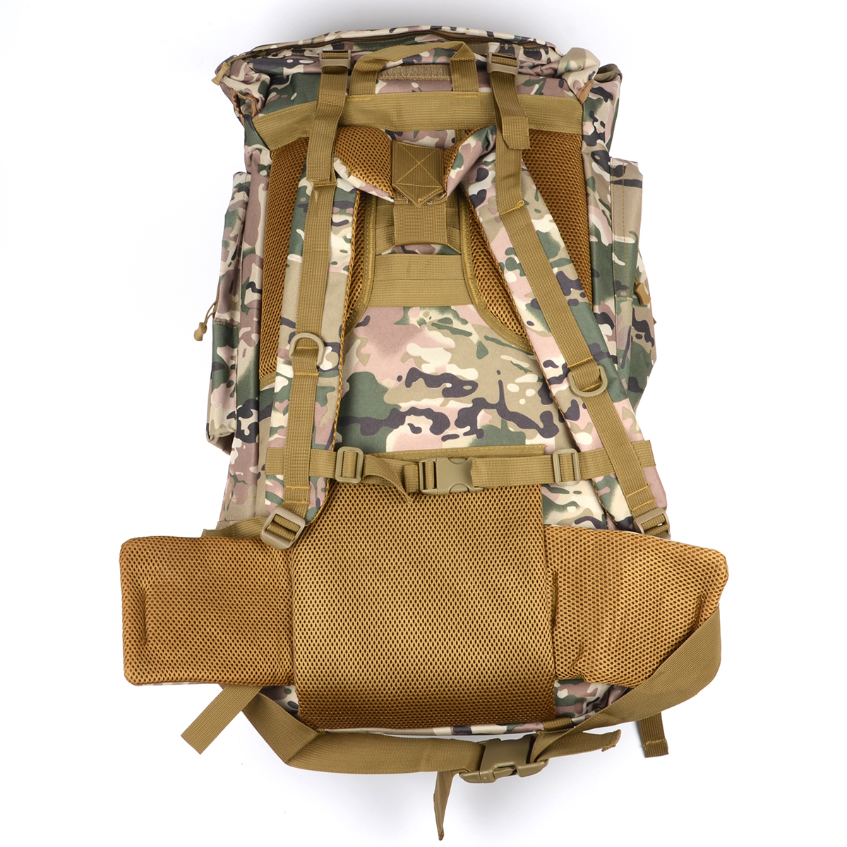 Рюкзак Hunter Manufacture туристический 80л, цв. мультикам, металл. каркас hm-51/3