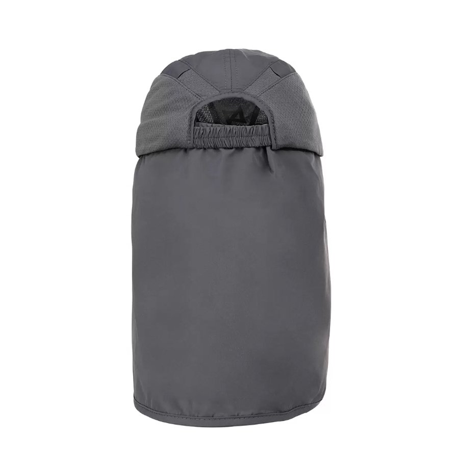 Бейсболка Nisus Glade с защитой шеи и лица, цв. Серый р. XL