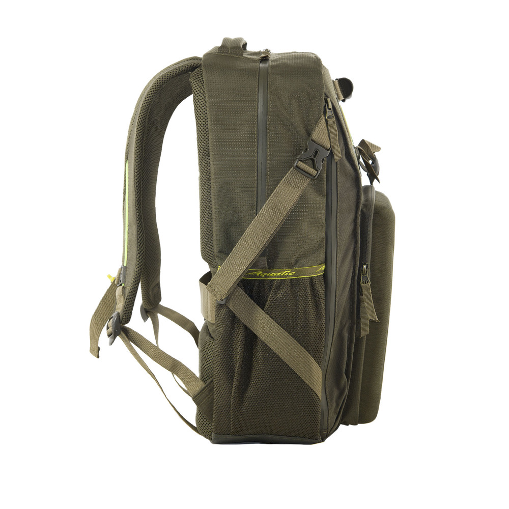 Рюкзак Aquatic РК-02Х рыболовный с коробками Fisherbox (хаки)