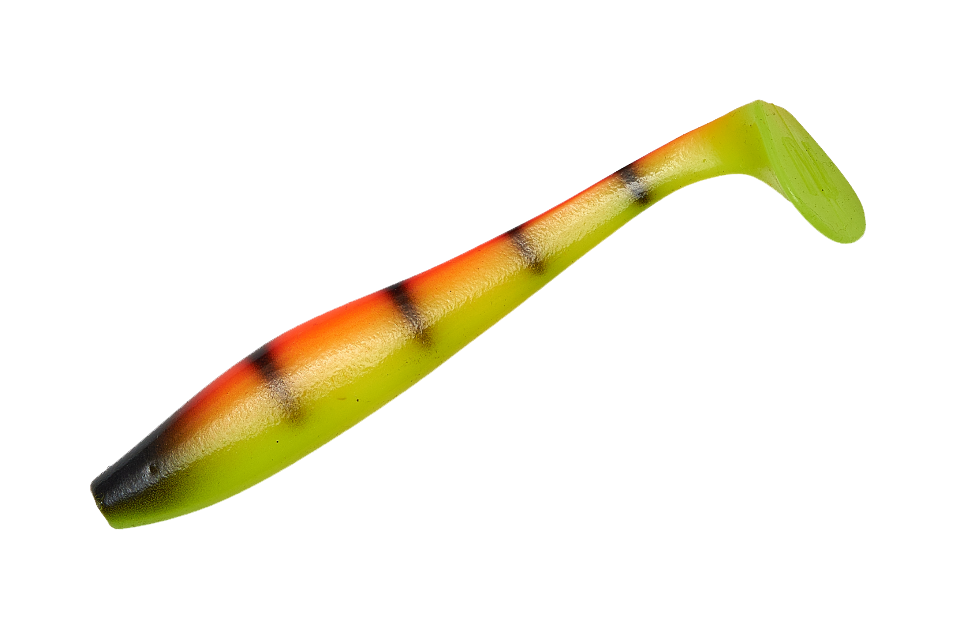 Силиконовая приманка Narval Choppy Tail 10cm #052-Orange Perchl (5шт/уп)