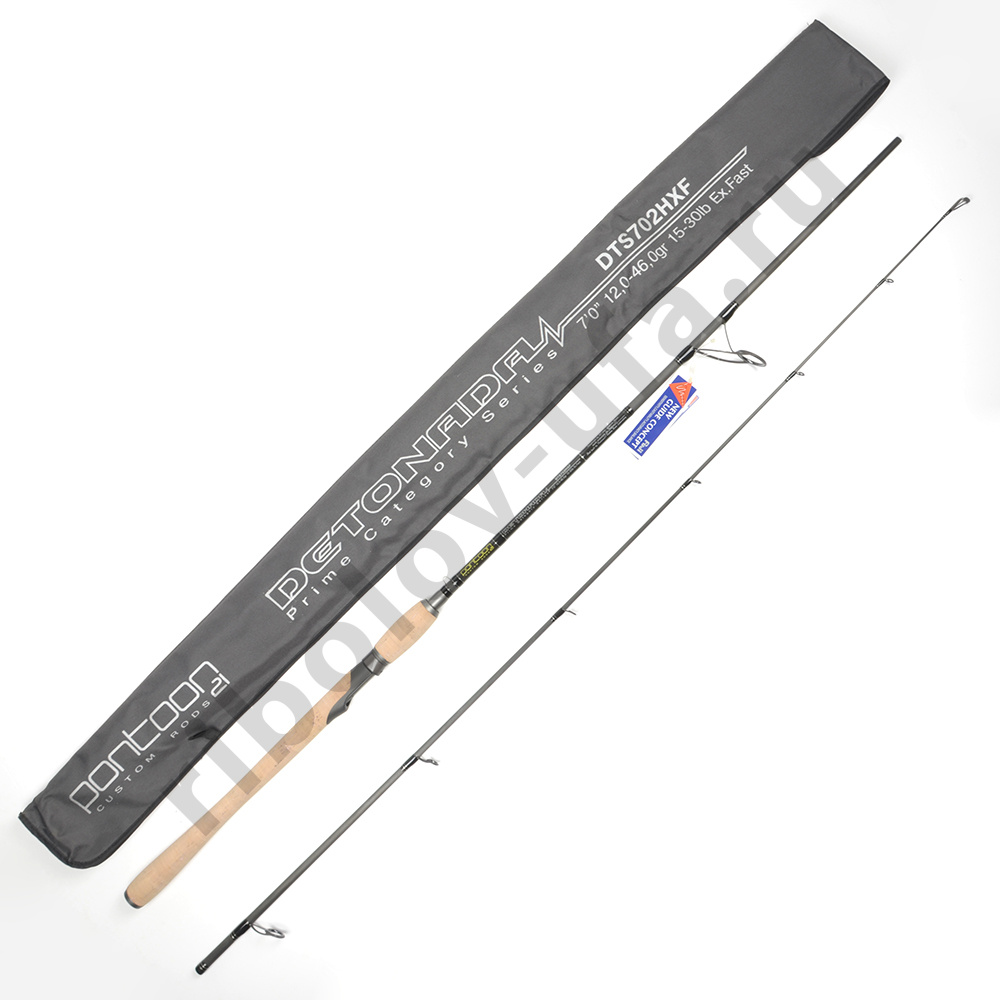 Спиннинг Pontoon 21 Detonada 213 см, 10.0-32.0 гр., 12-25 Lb. Ex. Fast; Fuji K-Sic 