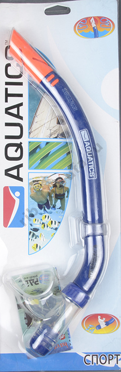 Трубка Aquatics Sibriz Dry Pro цв. синий