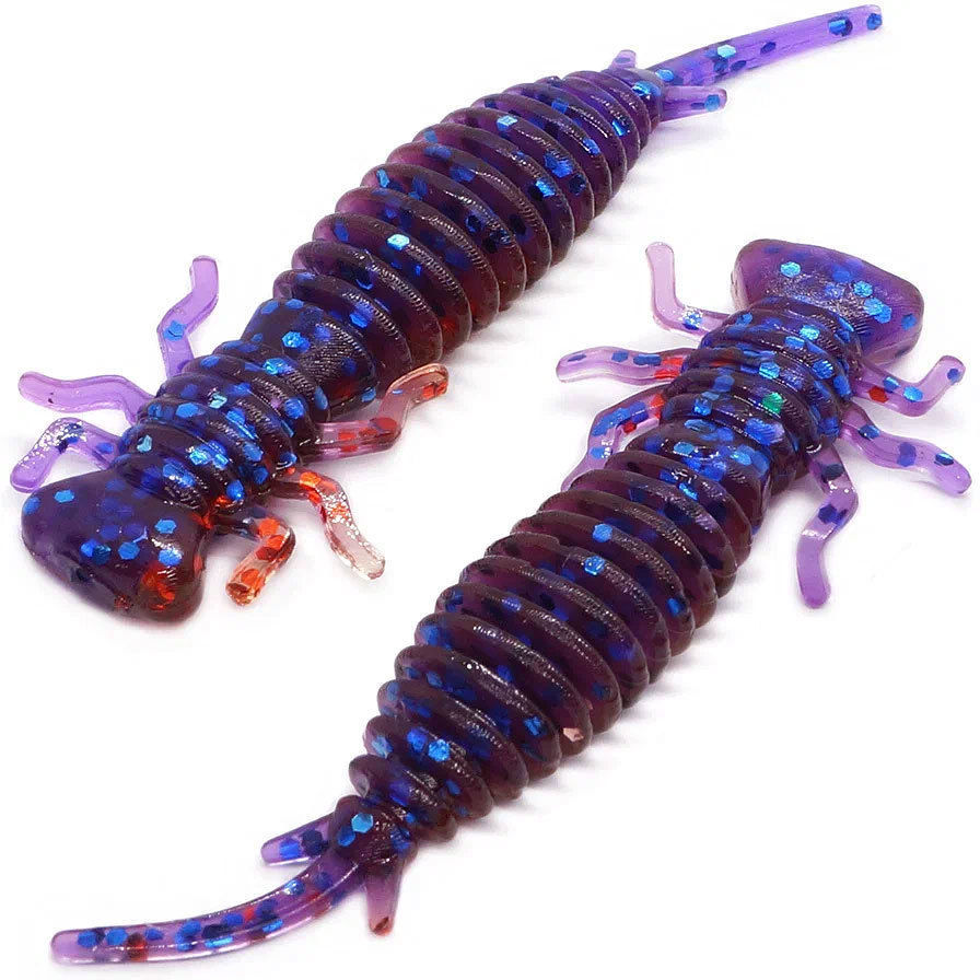 Силиконовая приманка Kosadaka Larva 50 мм цв. RB (10шт/уп)