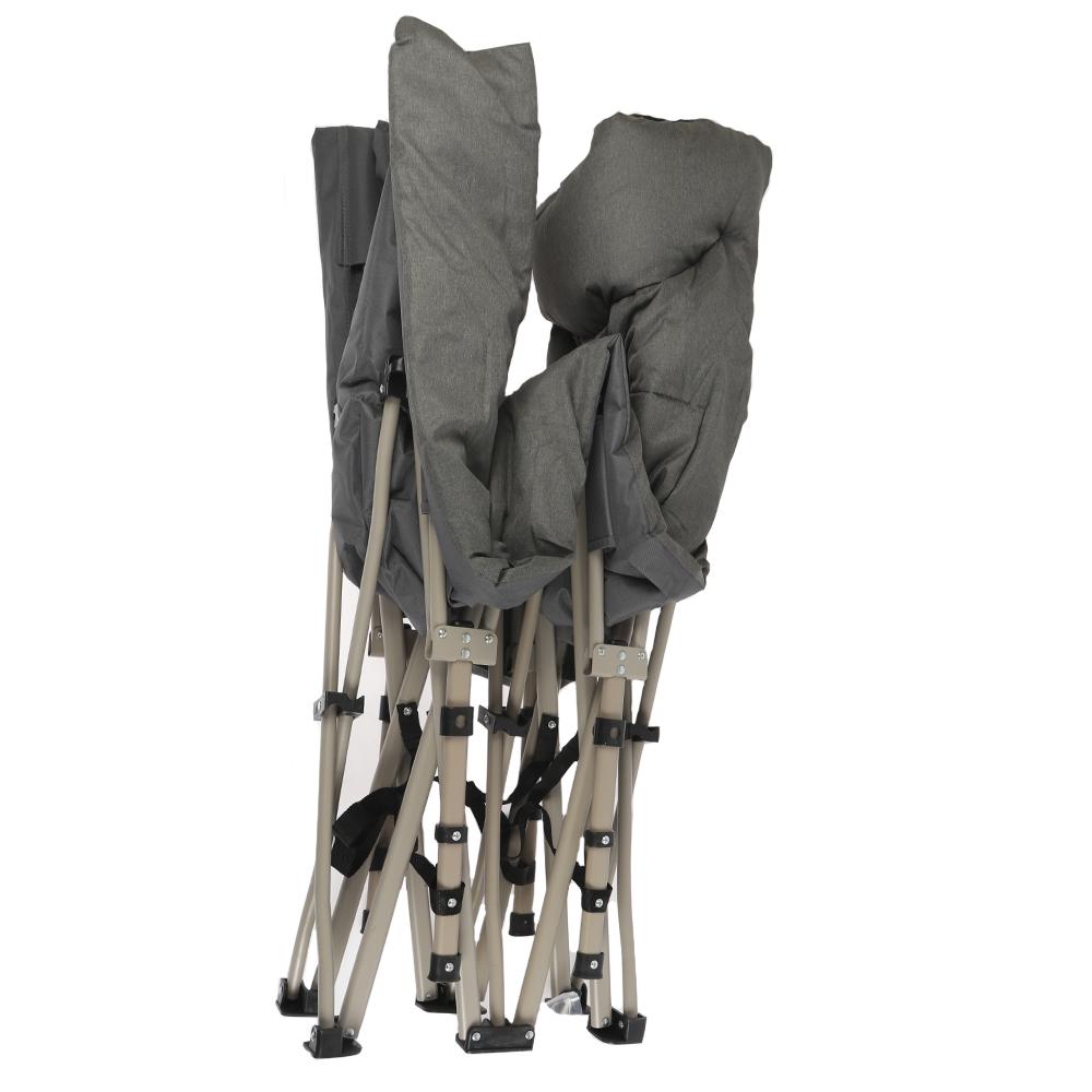 Раскладушка турист. SkyFish с матрасом 190x71x36, цв. темно-синий TC08-01