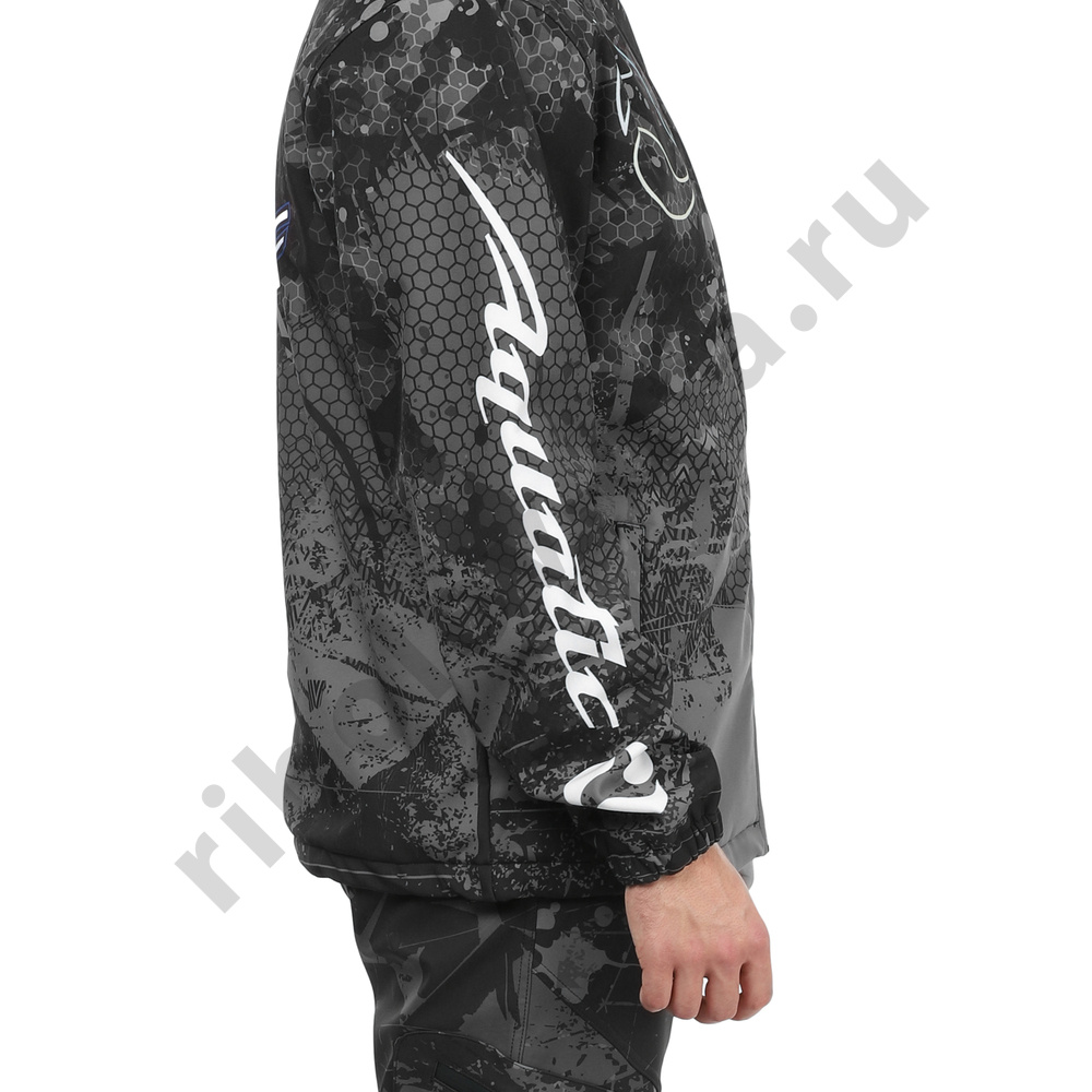 Костюм Aquatic демисезонный К-23 soft-shell, мембрана 10000/10000, цв.Camo Blask, р.54