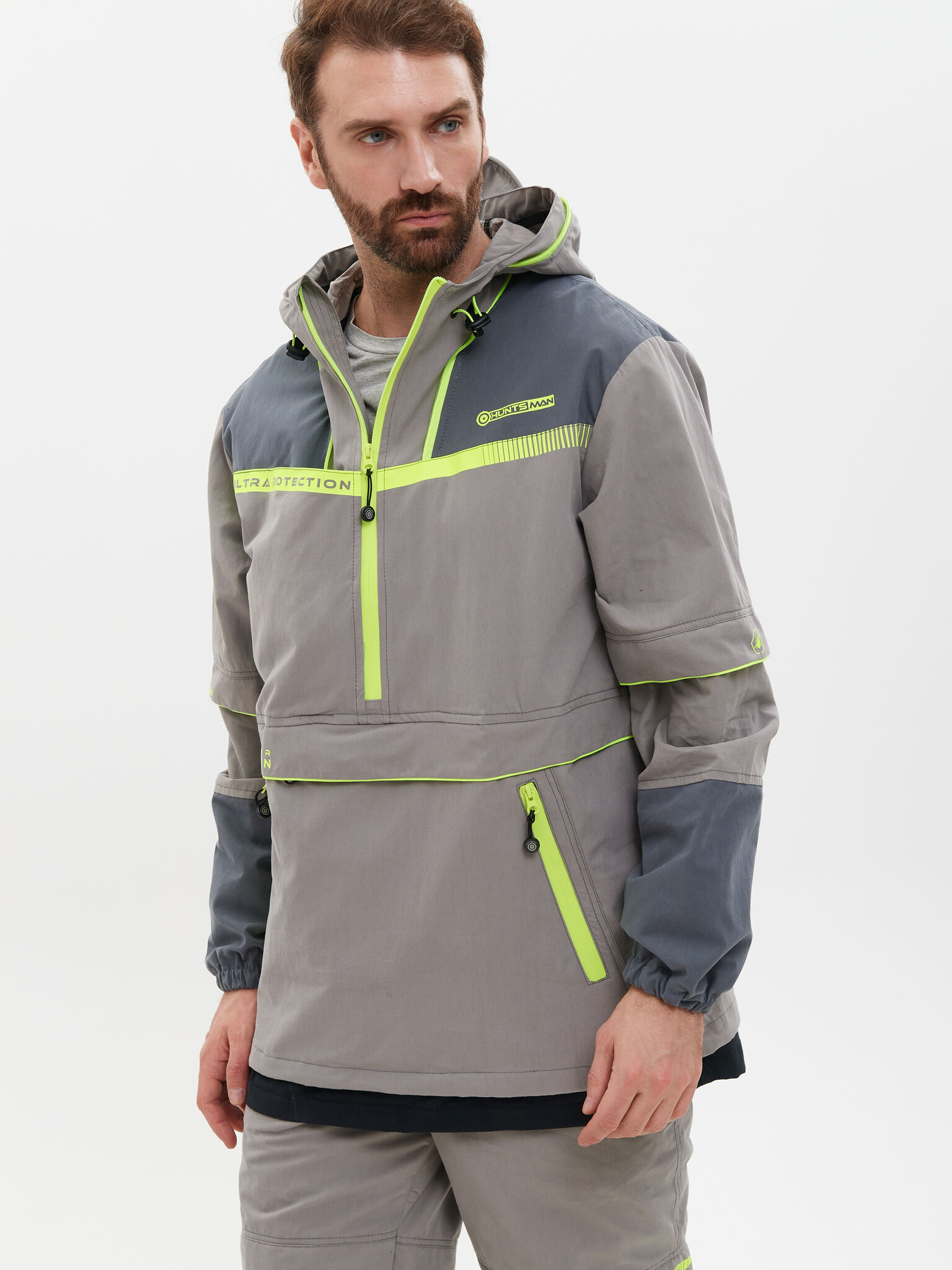 Костюм летний Антигнус-Премиум ткань Ravena Peach Wash цвет Серый (Размер: 52-54, Рост: 170-176)