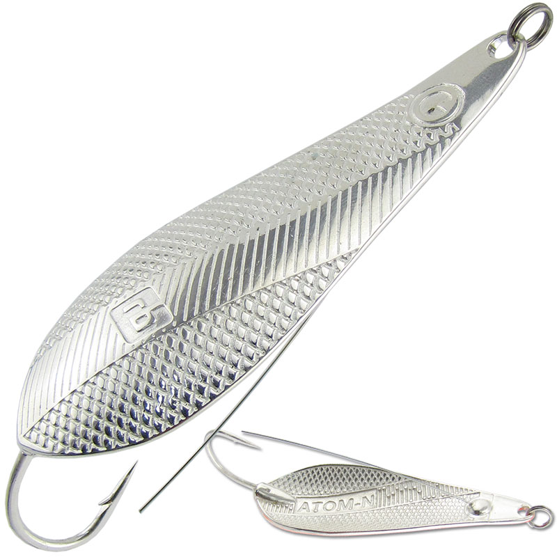 Блесна Русская блесна Атом-N незацепляйка 10гр - 01 серебрение 