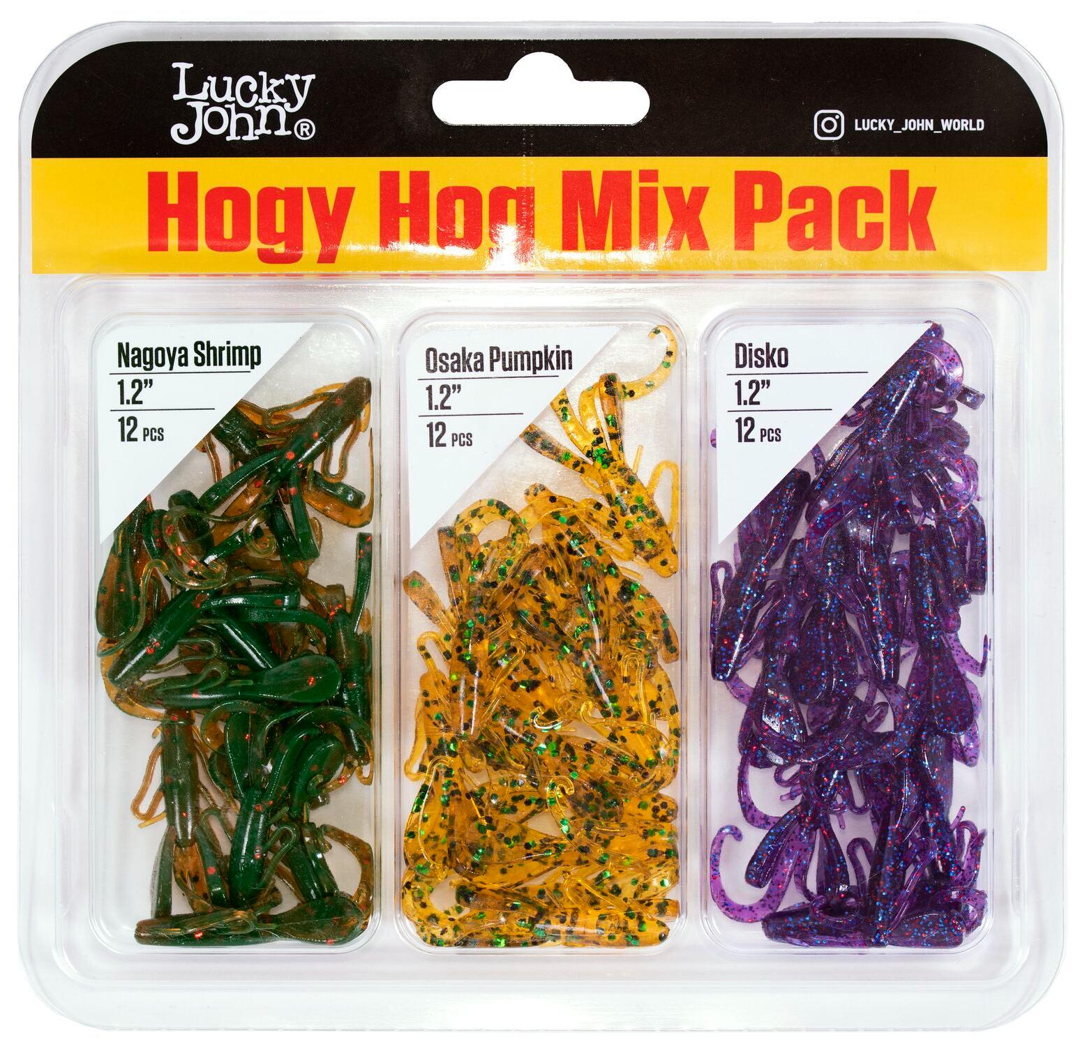 Силиконовая приманка Lucky John Pro Series Hogy Hog 1.2in 3см /Mix1