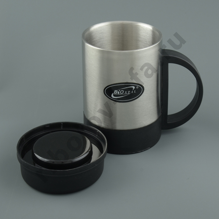 Кружка Biostal с крышкой 0,37л. (NM-105A)