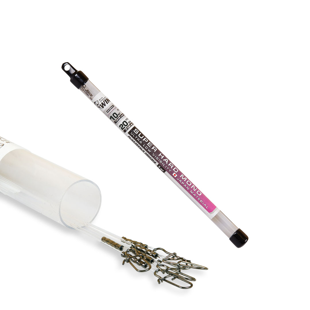 Поводок Win Hard Mono Climax 0,50mm 10 кг 20см (5 шт) HM-10-20