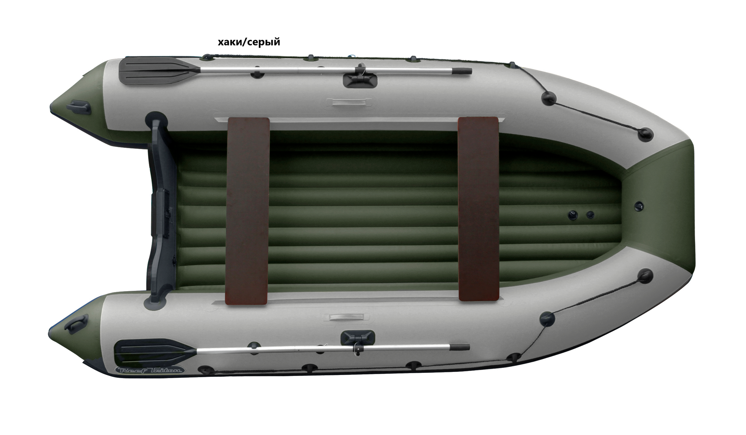 Лодка Reef 340НД сер-хаки