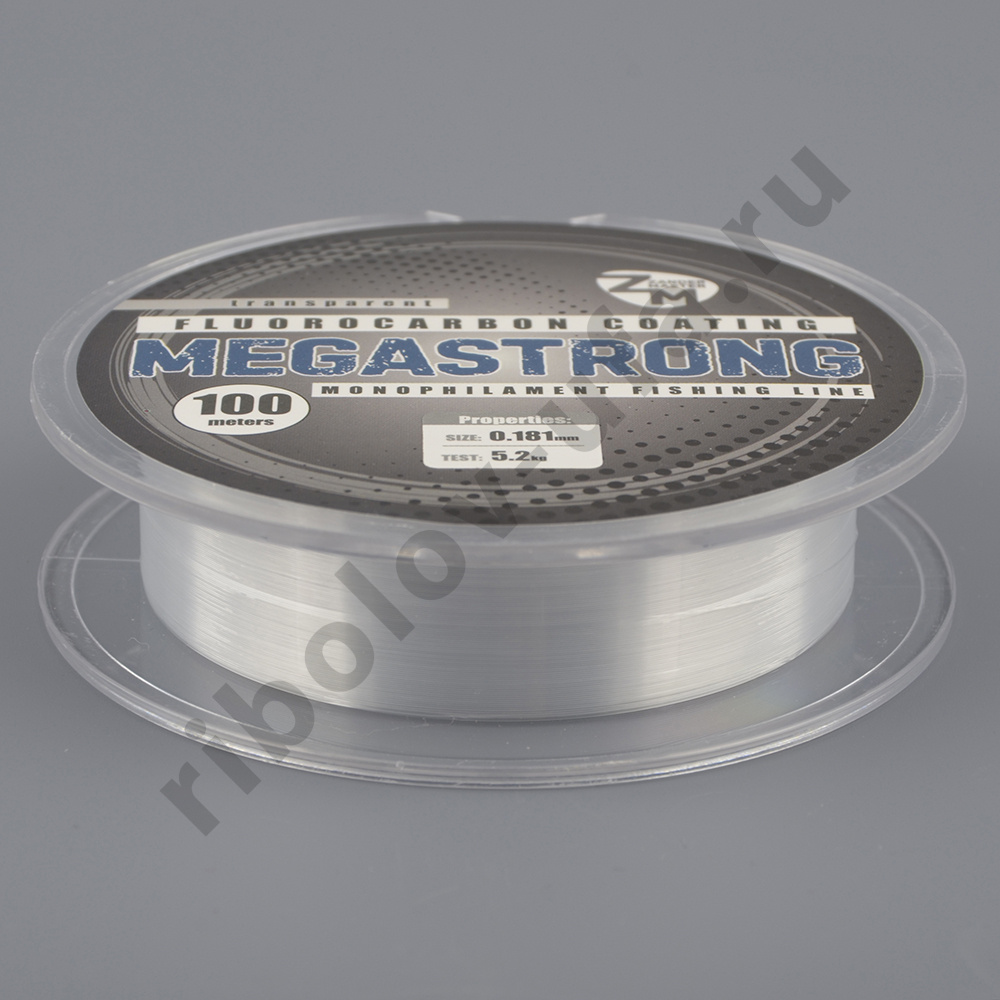 Леска Zander Master Megastrong 100м прозрачная 0,165 