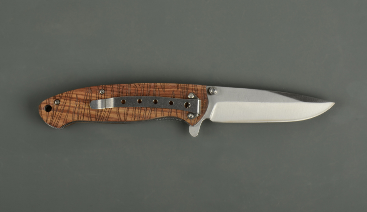 Нож складной Kosadaka N-F23 19.8/11.2 см, 101 гр., с деревянной рукояткой