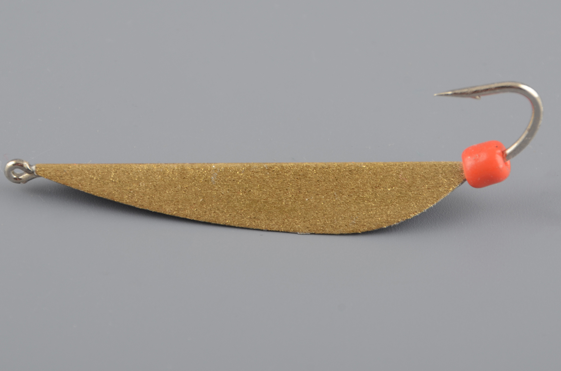 Блесна Курганская №05 с 1-м крючком, 40мм цв. золото
