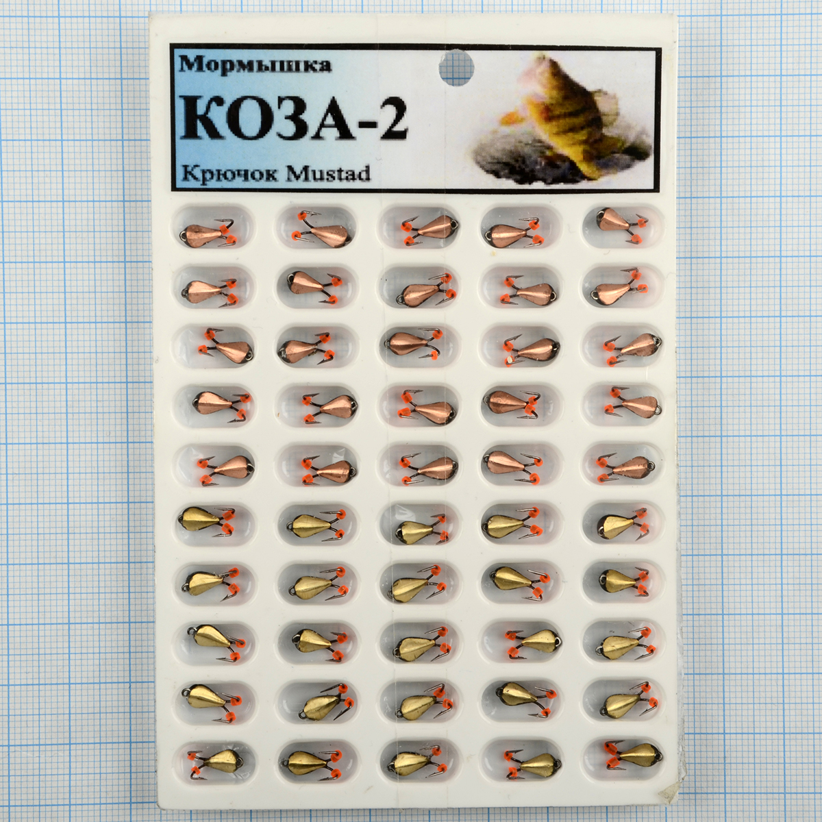 Мормышка Золотой плёс свинцовая Коза