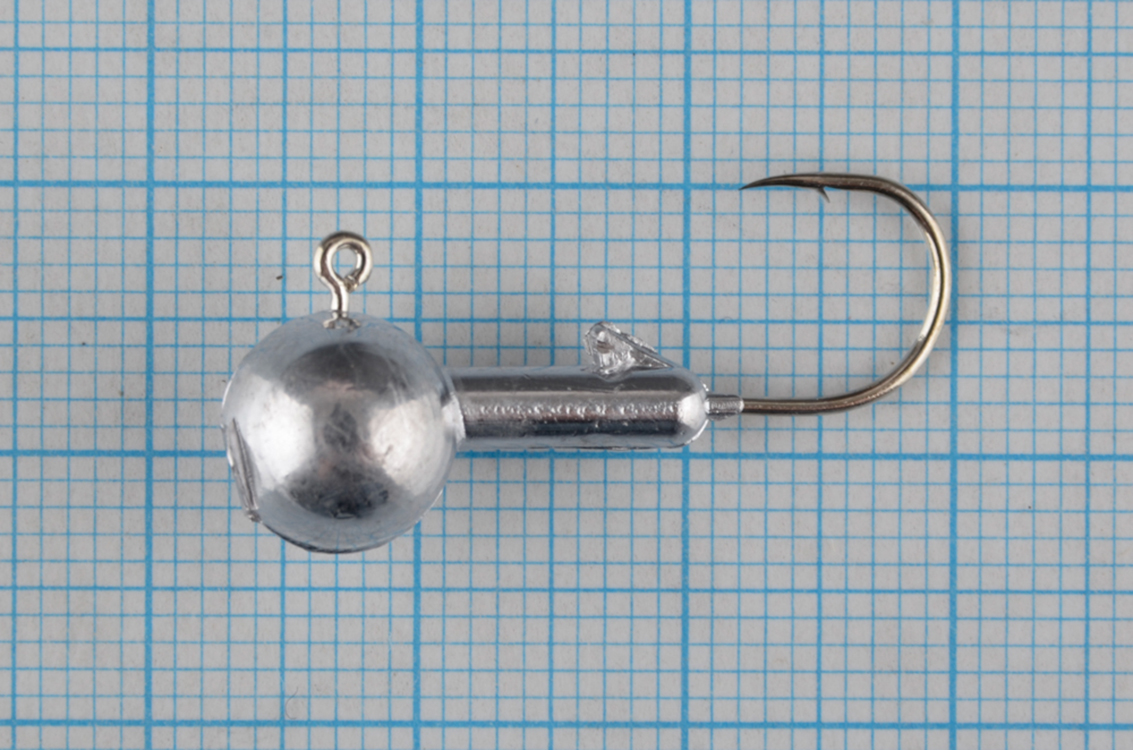 Джиг-головка  ШАР кр. Gamakatsu № 4/5гр Nic (20шт/уп)