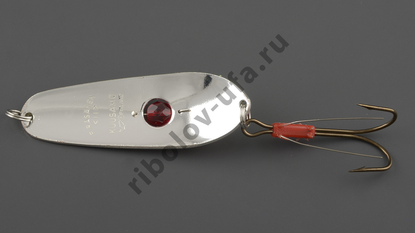 Блесна колеб. Kuusamo Rasanen 70/20 (бусинка, незацеп.) GR/FYe/R-S, UV