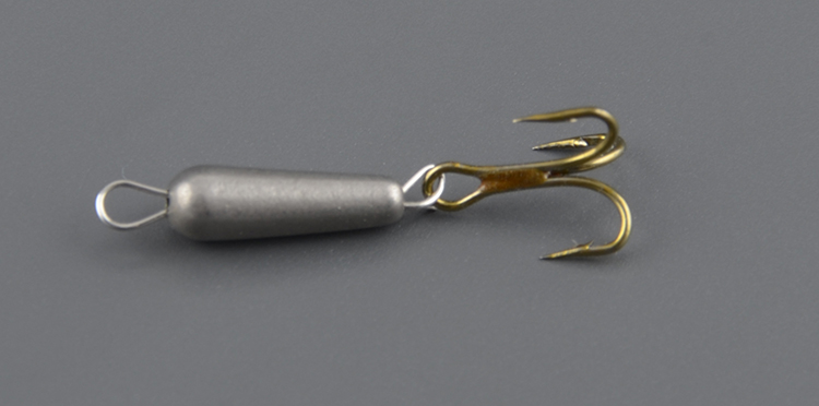 Мормышка вольфрам Bravo Fishing Чертик с подвесным тройником 2,5мм 0,70гр  Bn