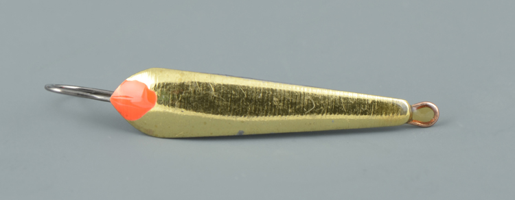 Блесна зимняя Пирс Малек большой 1,7 гр, латунь, с 2-мя крючками