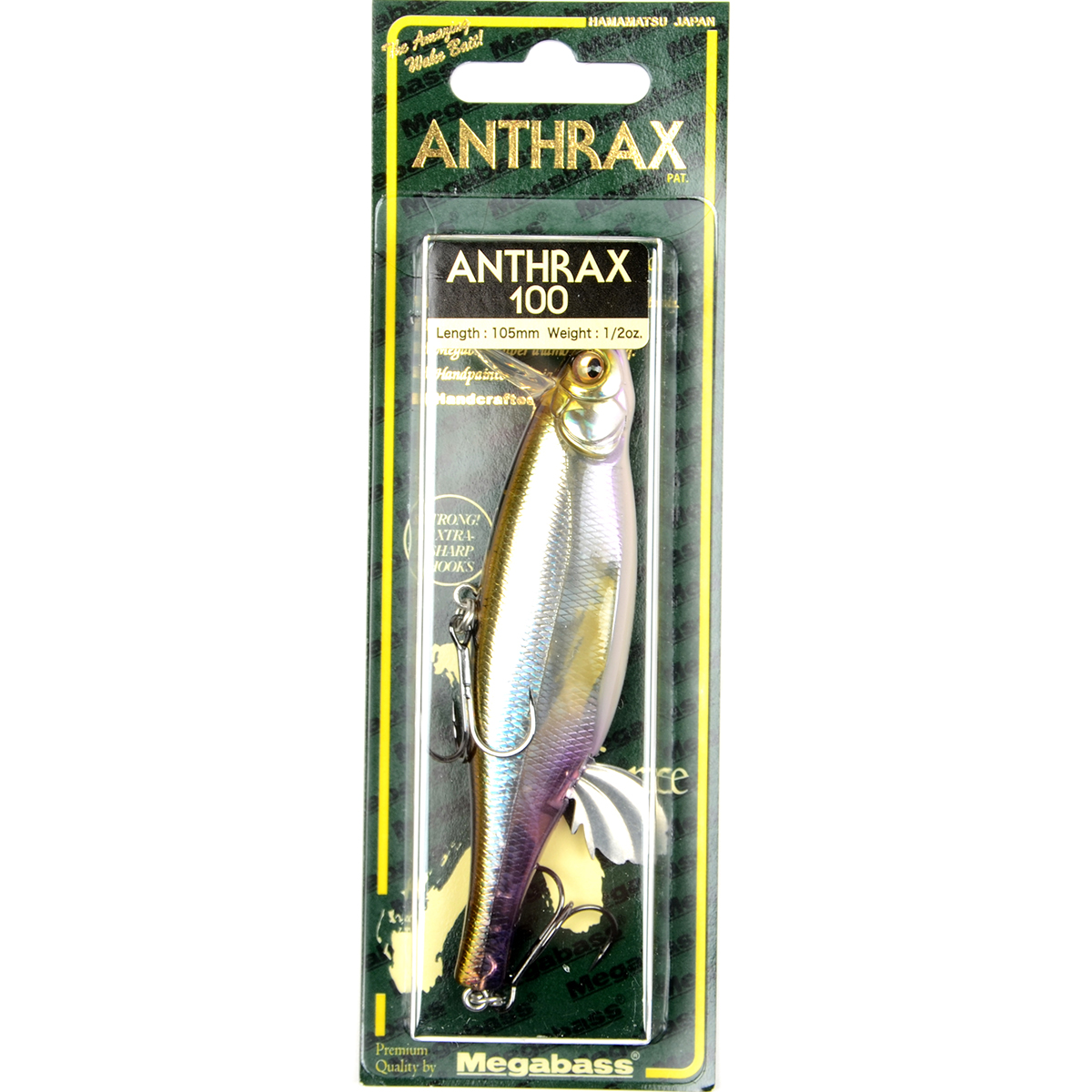 Воблер Megabass Anthrax SP-C 100F 100мм 14гр 0-0,3м цв. HT Ito Wakasagi 551178